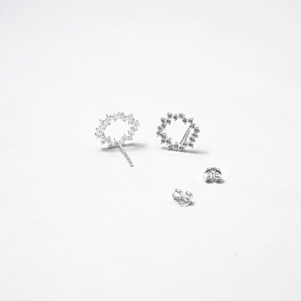 Bông tai bạc ATJ9085 kiểu dáng huyền thoại biển xanh ANTA Jewelry