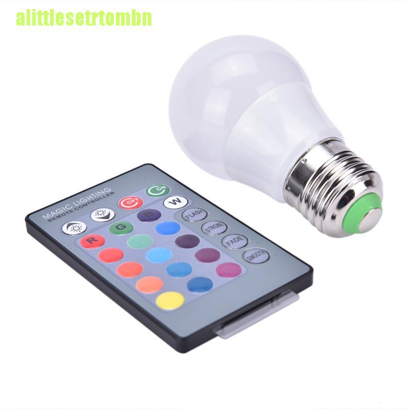 Bóng Đèn Led Đổi Màu Rgb E27 Có Remote Điều Khiển Từ Xa 85-265v