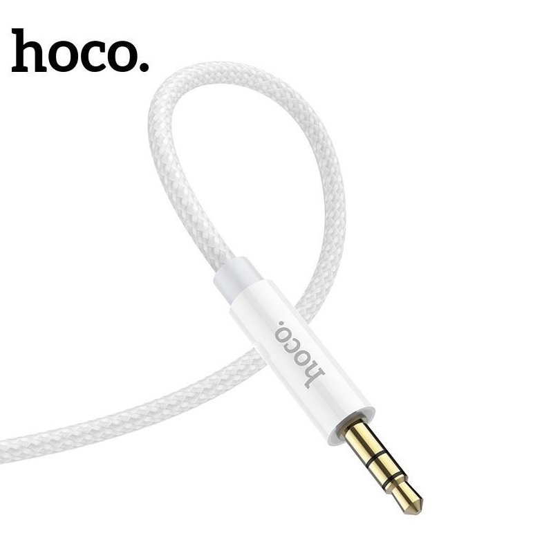 Cáp Hoco UPA19 AUX Audio Cable 3.5mm sang 3.5mm dây bện dù cao cấp dài 1M