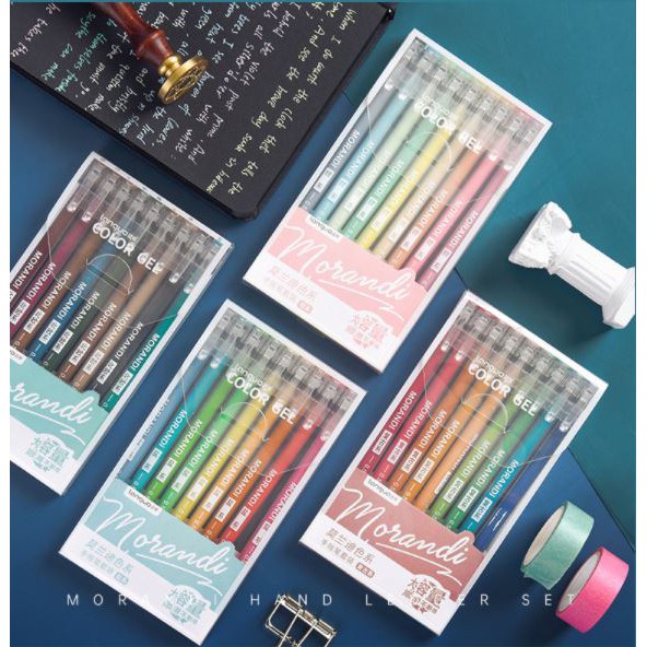 Set 9 cây bút mực nước nhiều màu sắc