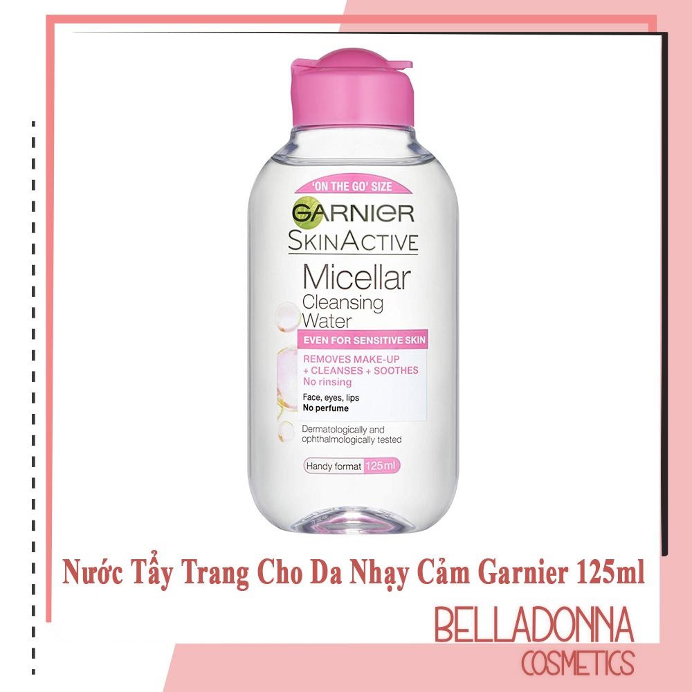 Nước Tẩy Trang Garnier Skin Active Micellar Cleansing Water For Sensitive Skin 125ml