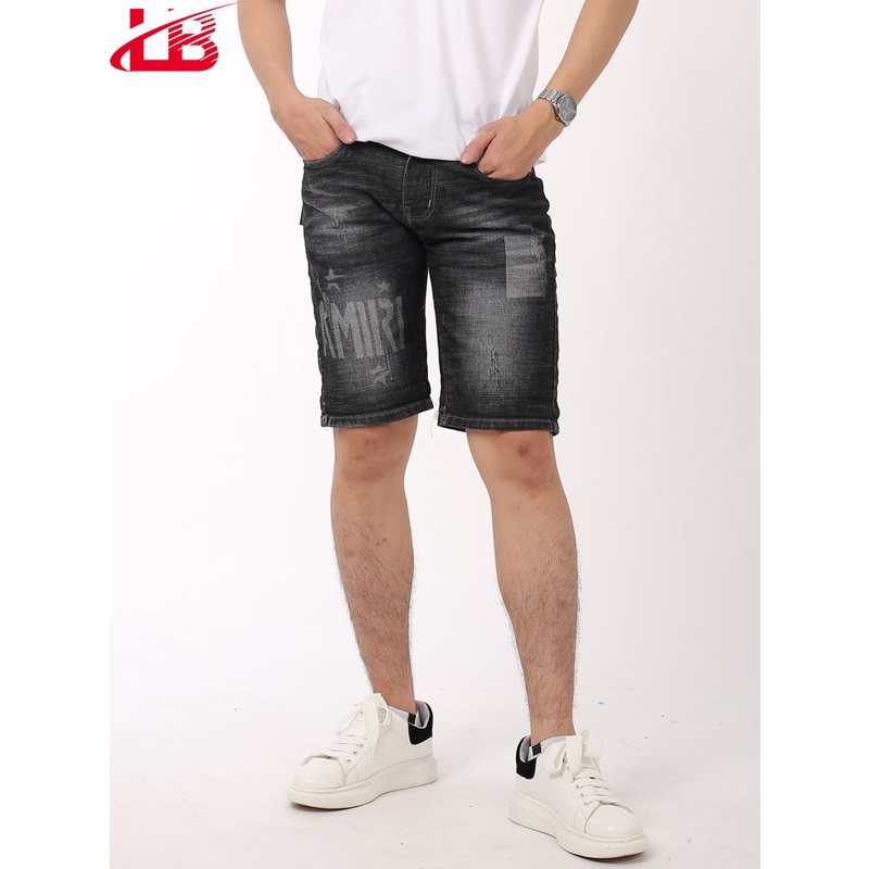 Quần Short Jean Nam Lb  Chất Jean Cotton Co Giãn Tốt,phom Body, Trẻ Trung, Cá Tính Shbbs5-5048