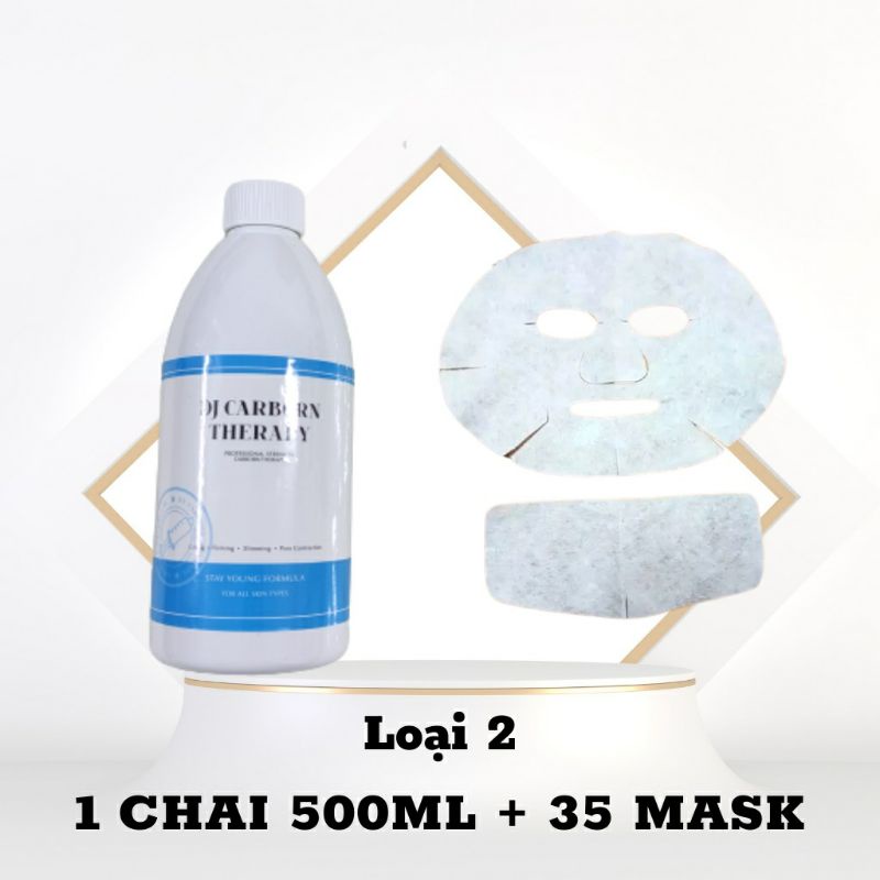 Set CO2 DJ Carborn therapy 500ml kèm 25 miếng mặt nạ