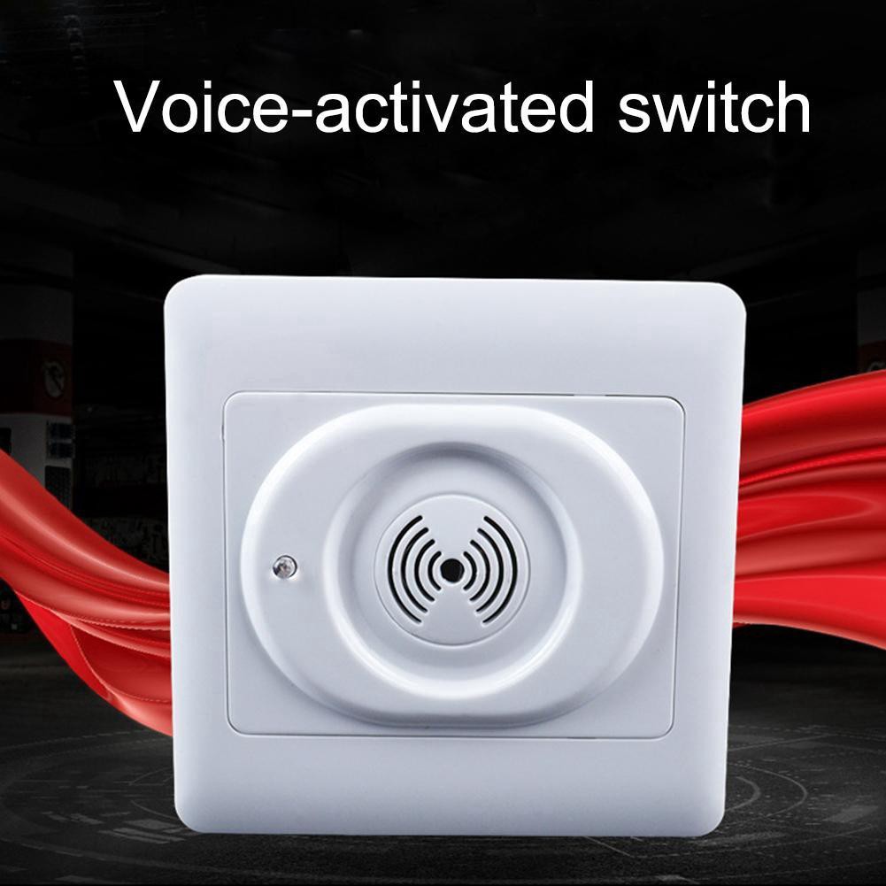 Công Tắc Điều Khiển Âm Thanh Và Đèn Led R6J1 Gắn Tường Tiết Kiệm Năng Lượng