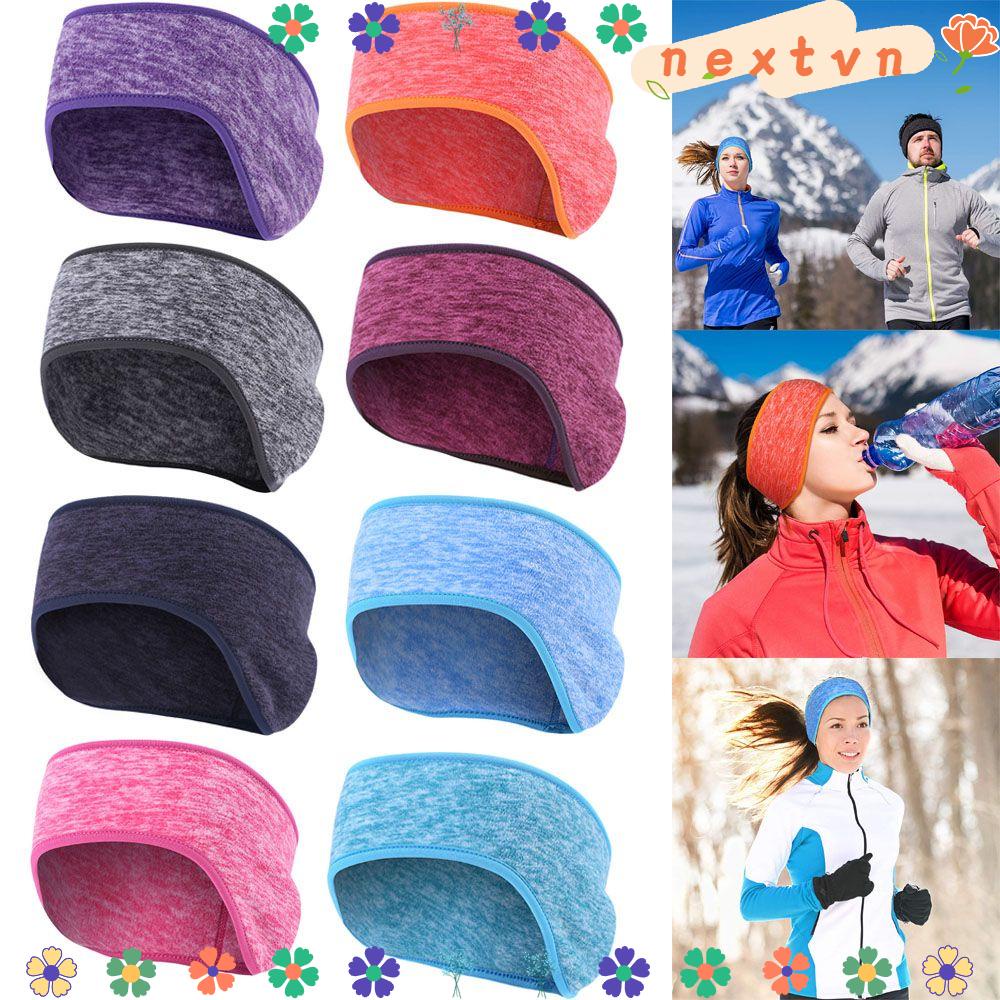 Băng đô che tai giữ ấm thấm hút mồ hôi chất vải lông cừu nhiều màu lựa chọn cho phụ nữ/bé gái dùng khi chơi thể thao