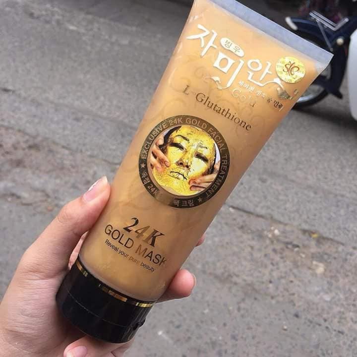 [100%Thai] Mặt nạ vàng 24 k Gold Mask chính hãng Hàn Quốc .