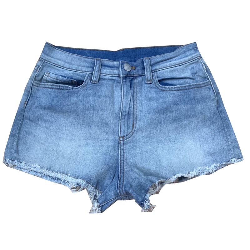 Quần Short Jeans Bò Gấu Tua Rua EXPRESS Hàng Xuất Xịn Cao Cấp Chất Mịn Đẹp Size 2