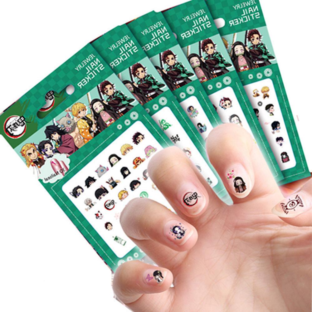 LILYES Giấy Decal Họa Tiết Hoạt Hình Dán Móng Nghệ Thuật
