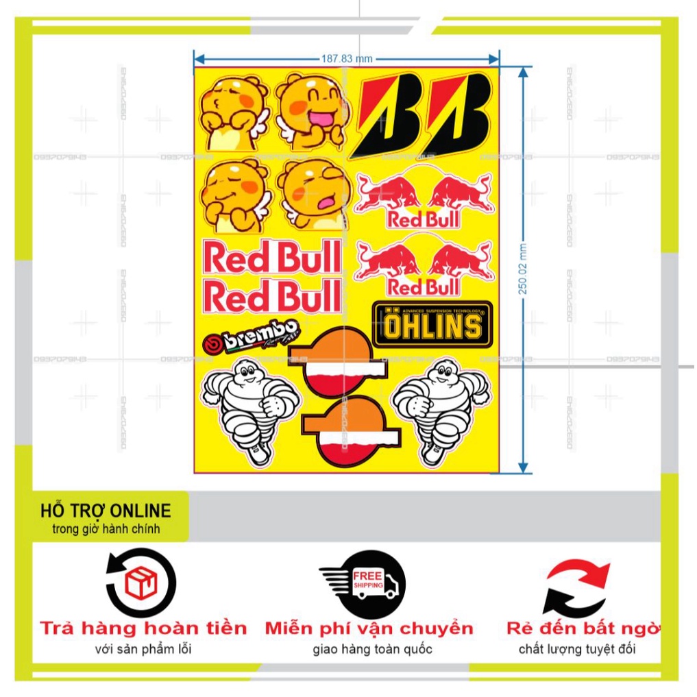 LOGO STICKER DÁN XE MÁY M39 - DUNG DECAL