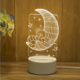 ĐÈN LED 3D, NHIỀU MÀU LỰA CHỌN