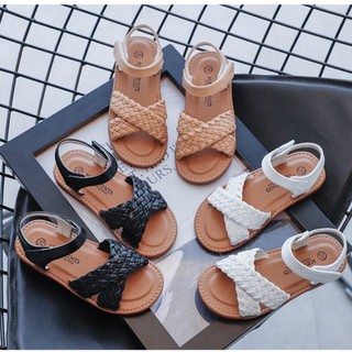 Sandal bé gái size 23-34 đan X êm chân