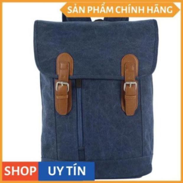 linhtang Ba lô canvas Fortune Mouse 8173 (Xanh dương)