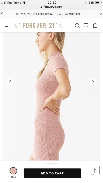 Đầm body F21 xuất khẩu