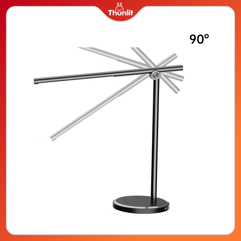 Đèn để bàn Thunlit 7W USB 5 màu sắc điều chỉnh nhiệt độ