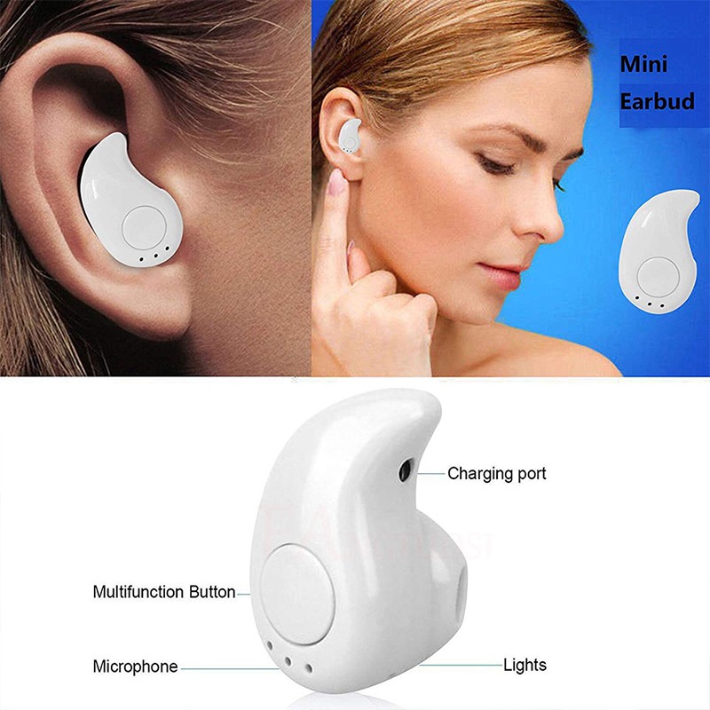 Tai Nghe Nhét Tai bluetooth s530 Không Dây mini Có Micro Cho Tất Cả Các Dòng Điện Thoại Thông Minh
