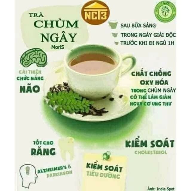 Trà Túi lọc chùm ngây giải độc cơ thể