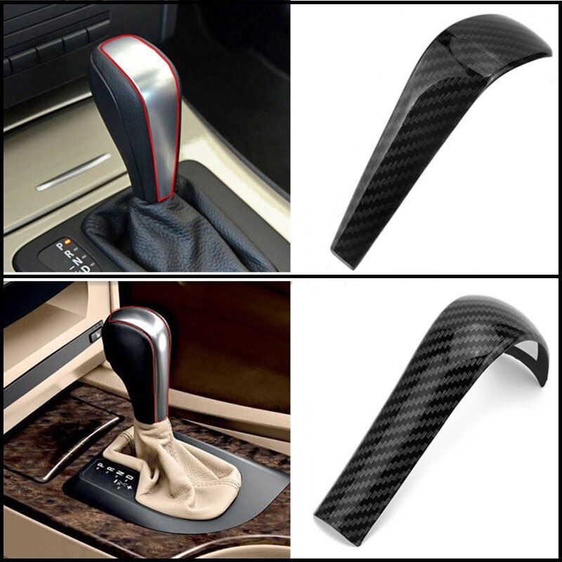 Xe Bánh Răng Dịch Chuyển Tay Cầm Nút Bao Viền Phù Hợp Cho Xe BMW 1 3 5 series X1 Z4 E90 E92 E93 E60 