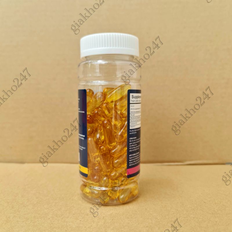 Combo 3 Hộp OMEGA 369 - Hộp 100 viên - Làm giảm mỏi mắt, khô mắt