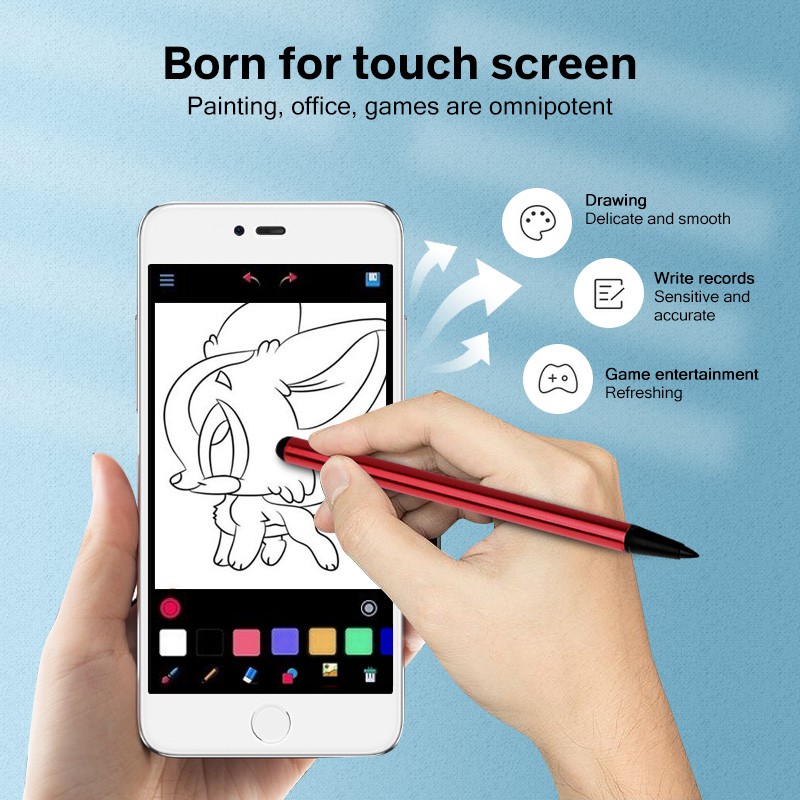 Bút Cảm Ứng HdoorLink Thiết Kế Đa Năng 2 Trong 1 Cho Máy Tính Bảng Iphone