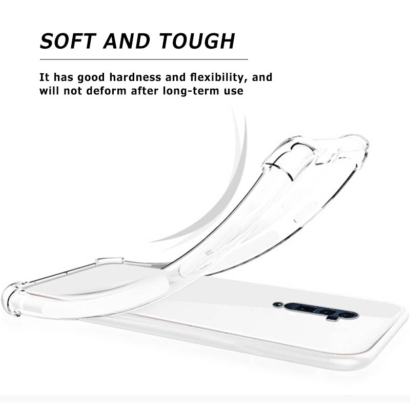 Ốp điện thoại chống sốc mềm trong suốt cho OPPO Reno 10X Zoom / Reno / Reno Z