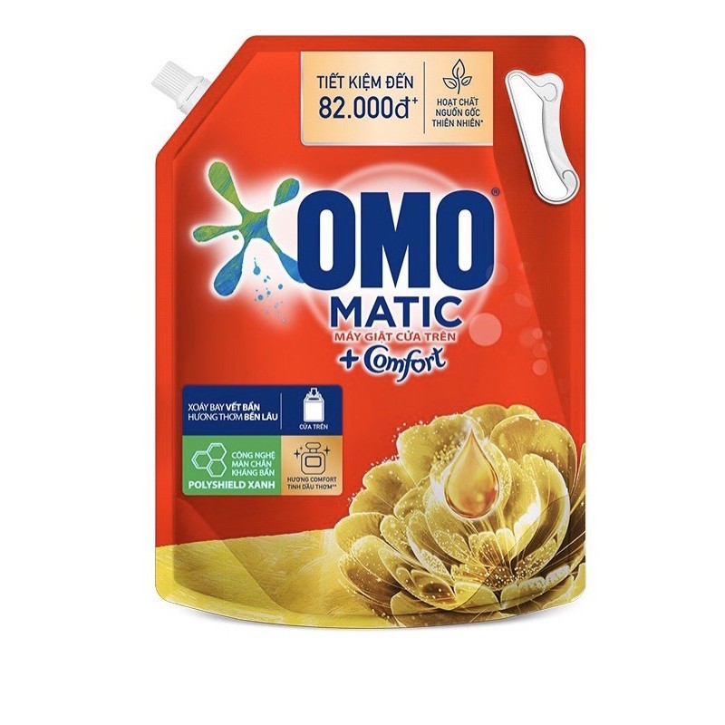 Nước Giặt OMO Túi 3,6Kg Tinh Dầu Thơm