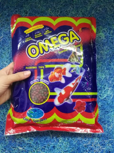 Thức ăn cho cá cảnh OMEGA 500gram sản phẩm Thái Lan