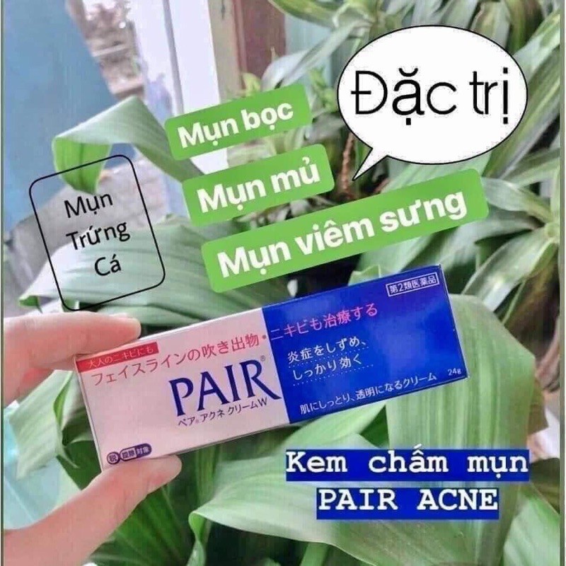 Kem ngừa mụn Pair Acne W Cream Nhật Bản