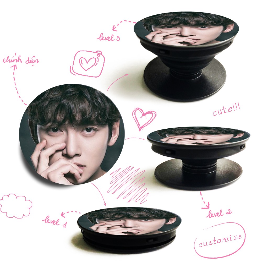 Giá đỡ điện thoại đa năng in hình Ji Chang Wook
