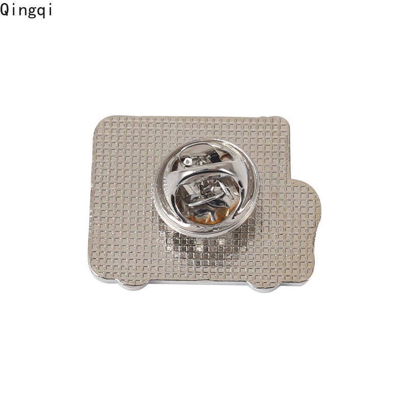 Ghim cài áo MISS ZOE chủ đề xe cảnh sát/ xe buýt hoạt hình xinh xắn