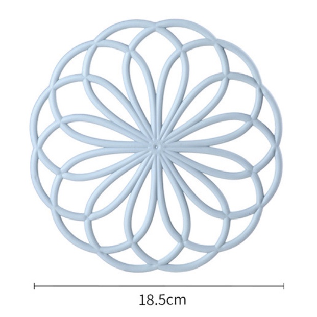Tấm Lót Nồi Bằng silicone Hình Bông Hoa Độc Đáo Tiện Dụng Cho Nhà Bếp