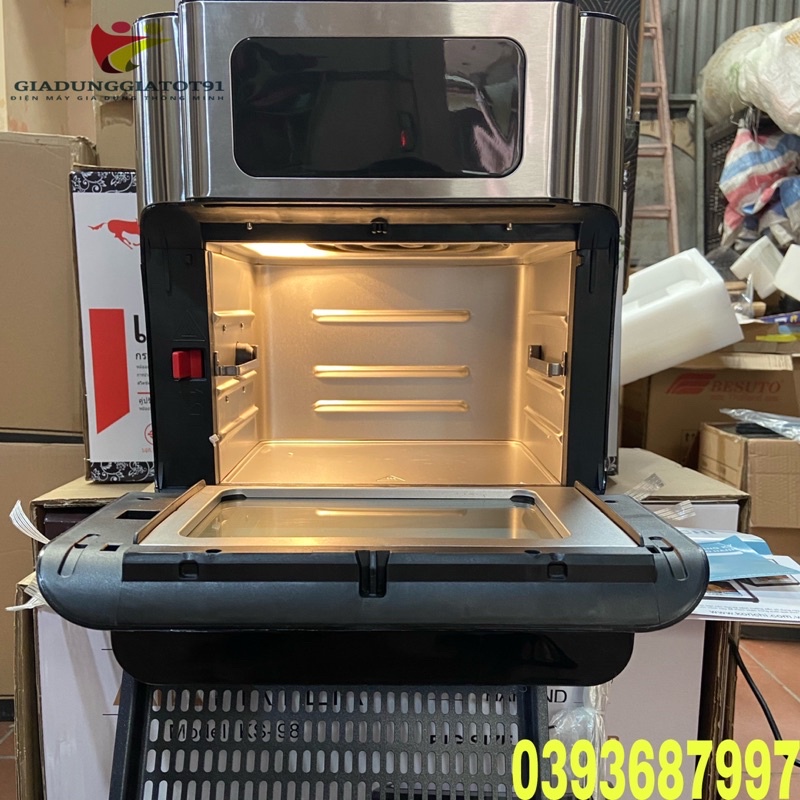 🍇NỒI CHIÊN KHÔNG DẦU ĐIỆN TỬ KORICHI KRC-6199