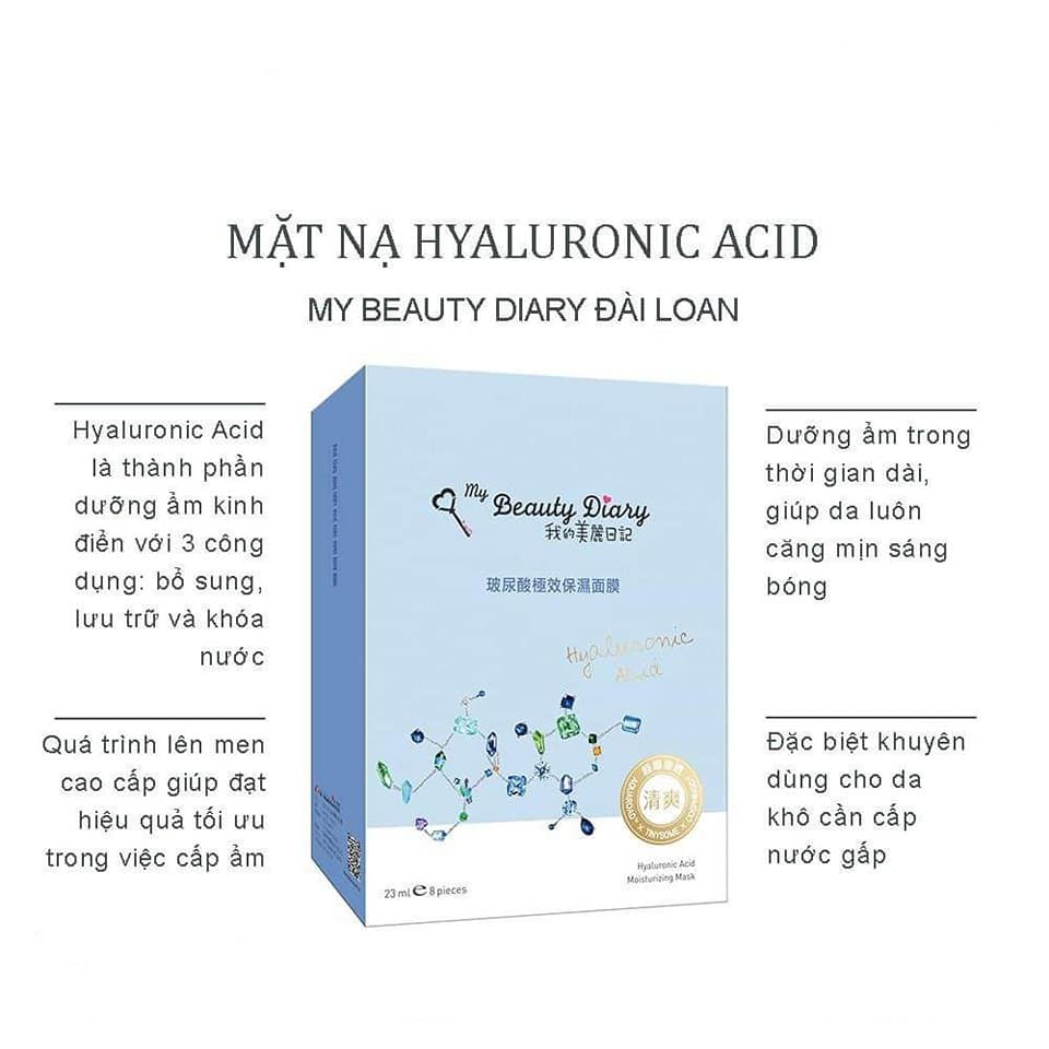 ( HỘP) Mặt nạ my beauty diary các loại (SĂN SALE TAIWAN)