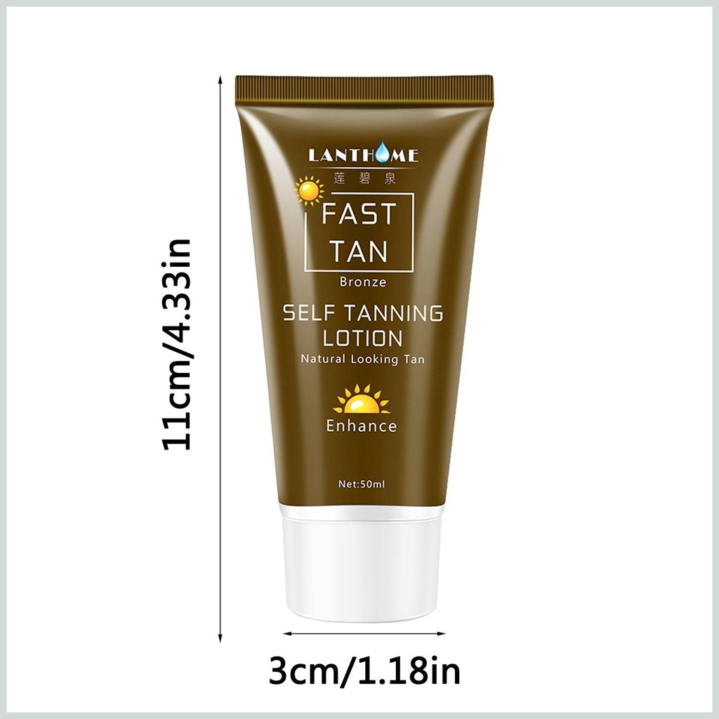 Kem Nhuộm Da Nâu Toàn Thân Tự Nhiên Không Gây Kích Ứng Da 50g