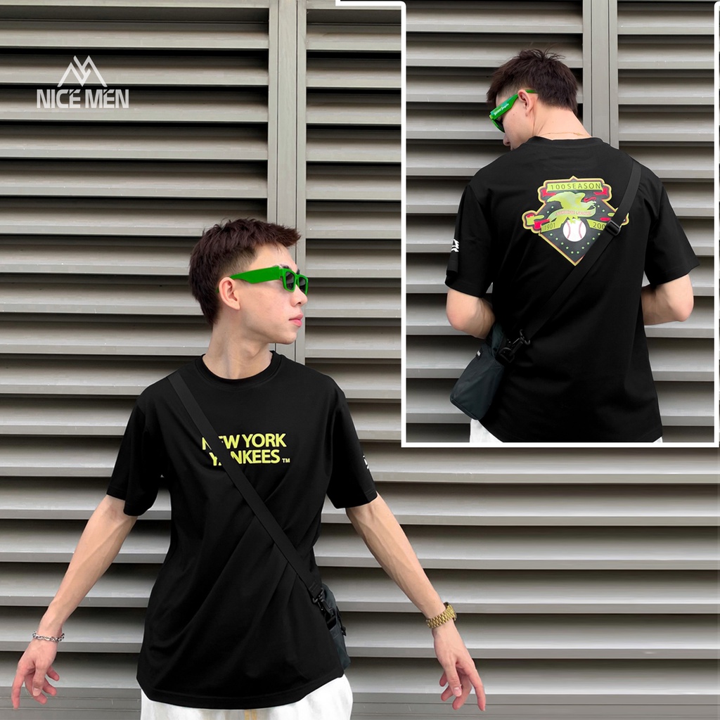 Áo thun unisex form rộng chất vải cotton premium dành cho nam nữ in graphic NEW ERA SEVEN NICEMEN