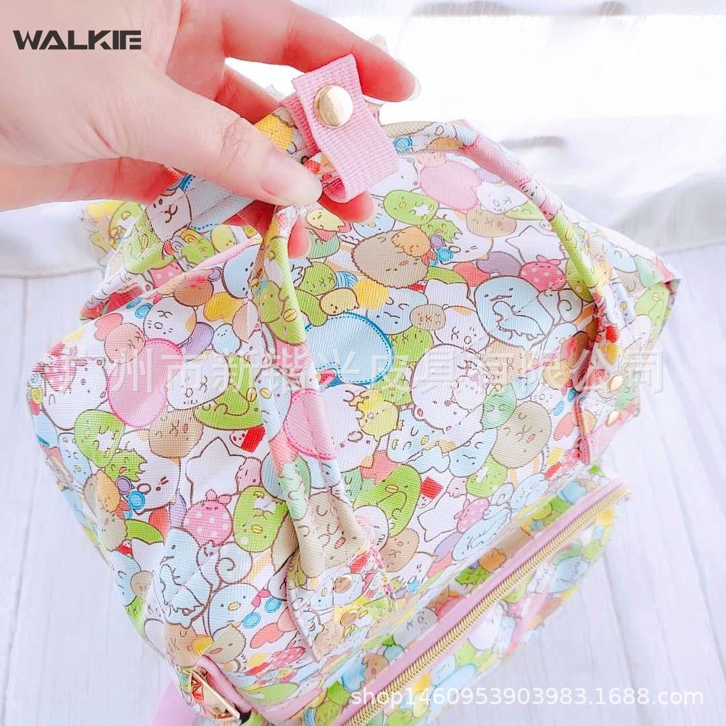 SANRIO Ba Lô Đi Học Cỡ Lớn In Họa Tiết Hoạt Hình Cinnamoroll Hello Kitty Dễ Thương Thời Trang Cho Học Sinh