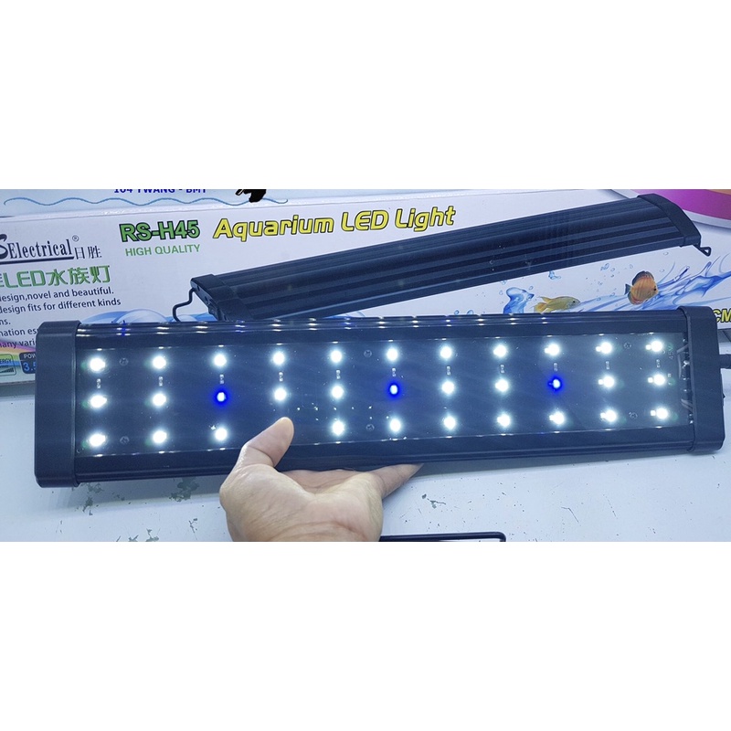 Đèn Led Hồ Cá RS-H45 | Đèn Led Máng Ánh Sáng Xanh Trắng