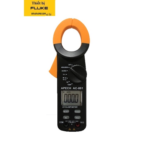Apech AC - 801 Ampe Kìm Đo Điện Đo Tần Số Đo Tụ Đo Dòng Điện AC 600A Apech AC 801