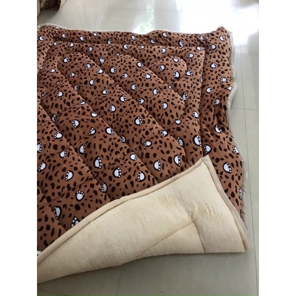 Chăn lông cừu 3 lớp dày siêu ấm phồng