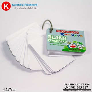Flashcard Trắng 4.7x7 - Giấy ghi chú