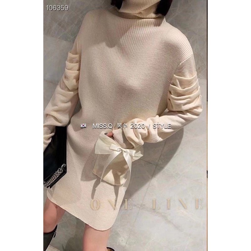 áo len nữ cổ tròn kín cổ bản hai màu tuỳ chọn thời trang thu đông siêu ấm