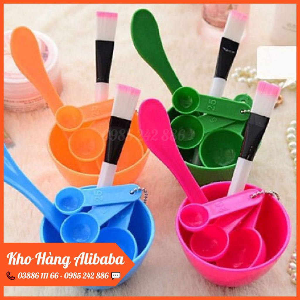 Bộ Bát Trộn Bột Đắp Mặt Tiện Dụng