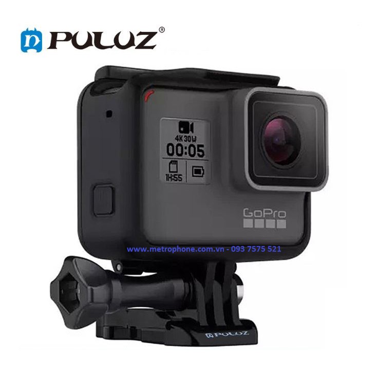 Metrophone - KHUNG NHỰA BẢO VỆ GOPRO 7 / GOPRO 6 / GOPRO 5 / NEW HERO CHÍNH HÃNG PULUZ