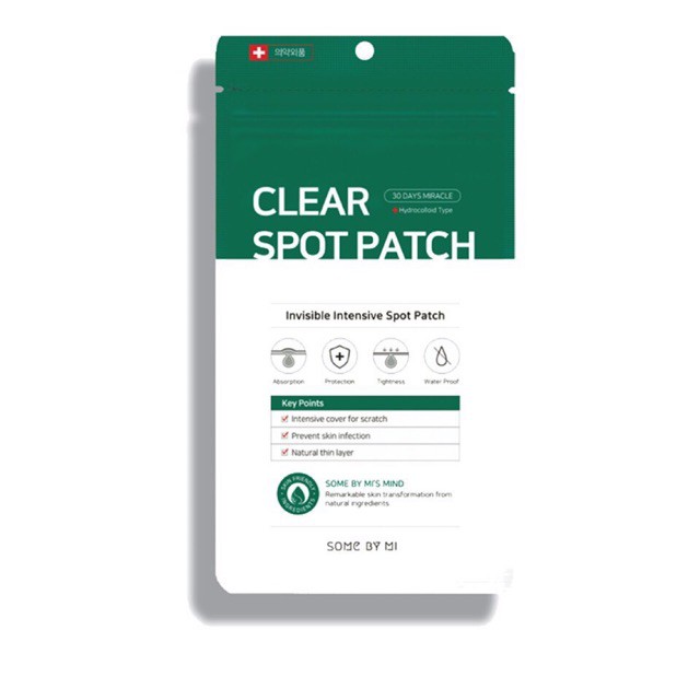 Miếng Dán Mụn "Thần Kỳ' Some By Mi Clear Spot Patch (Set 18 miếng)