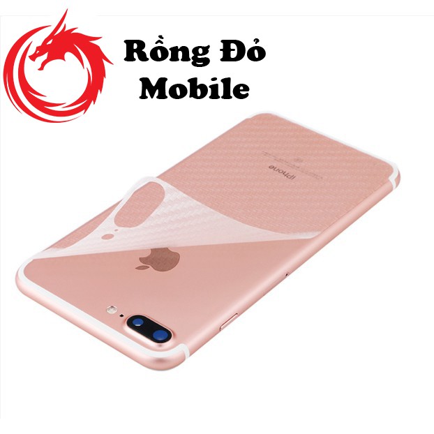 [Siêu Rẻ] Miếng dán vân carbon lưng IPHONE 6/6S/7/8 Plus X/XS/XR/XSMax 11/11 Pro Max 12/12 Pro Max