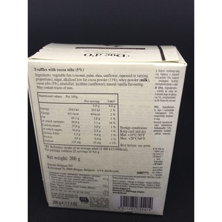 Kẹo Truffle Socola Bỉ Duc D'o 200g [Xả hàng]