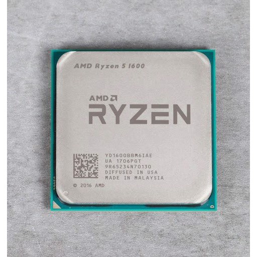 CPU AMD RYZEN 5 1600 6 nhân xử lý 3.2 - 3.6 GHZ, hàng cũ Full box