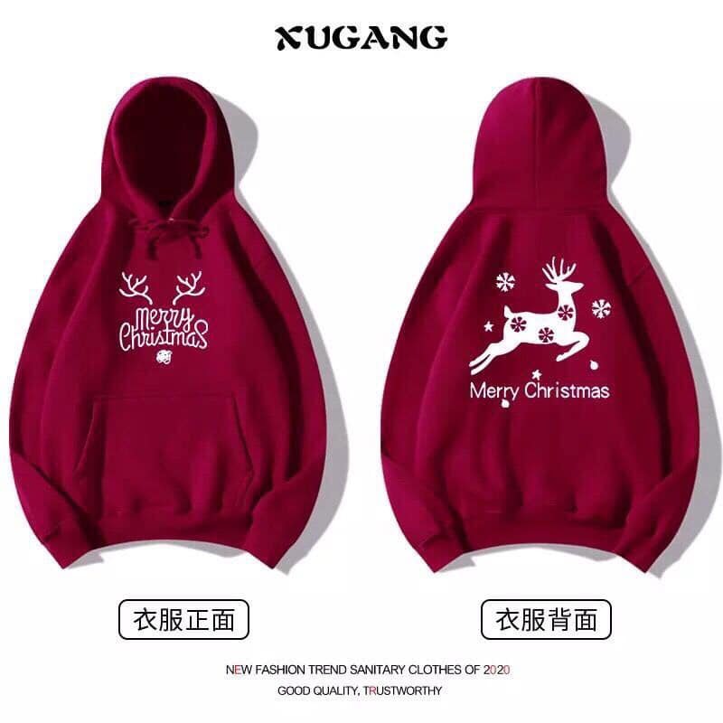 [Có Video + Ảnh Thật] Áo Hoodies Nỉ Nam Nữ Merry Christmas Chất Mềm Mịn Siêu Dày Dặn_ Chuu House_CH0162