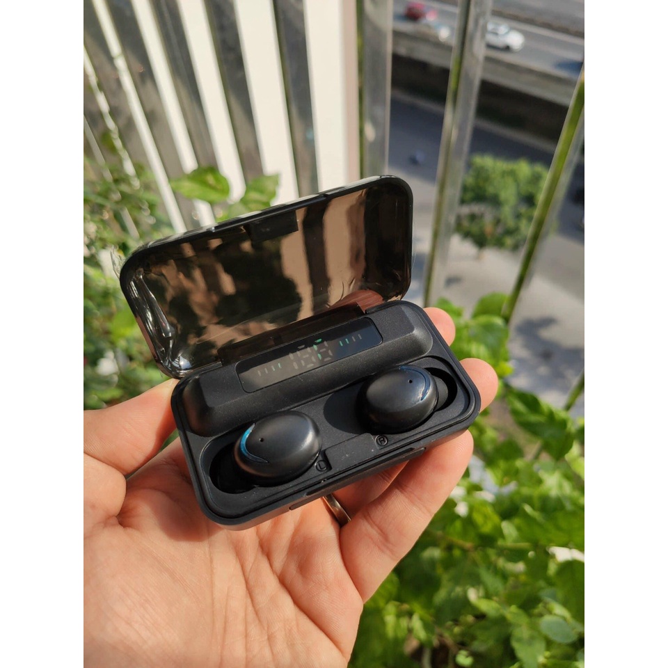 Tai nghe F9 PRO ⚡ BẢO HÀNH 12 THÁNG ⚡ Tai nghe bluetoonh  Amoi F9 Pro Bản cao cấp Cảm biến vân tay, kiêm sạc dự phòng