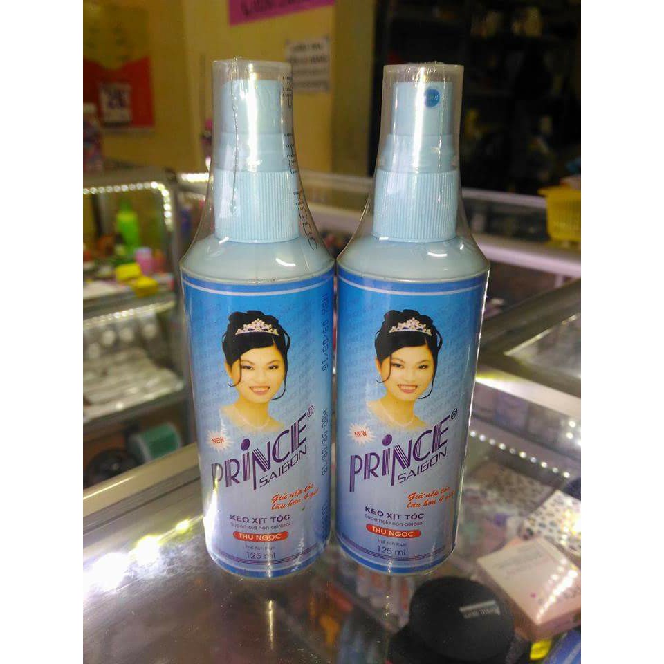 keo xịt tóc prince sài gòn 125ml