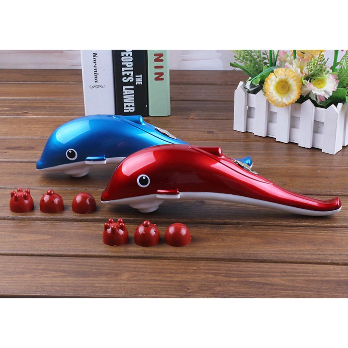 Máy Massage Cá Heo Cầm Tay Mini Dùng Pin